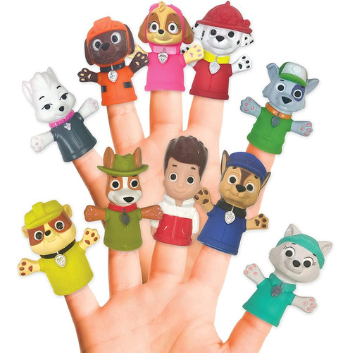 Ginsey Nickelodeon Paw Patrol 10 Piece Finger Puppet - Party