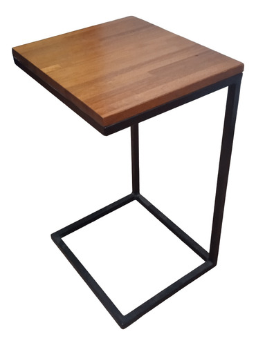 Mesa De Arrime Hierro Y Madera