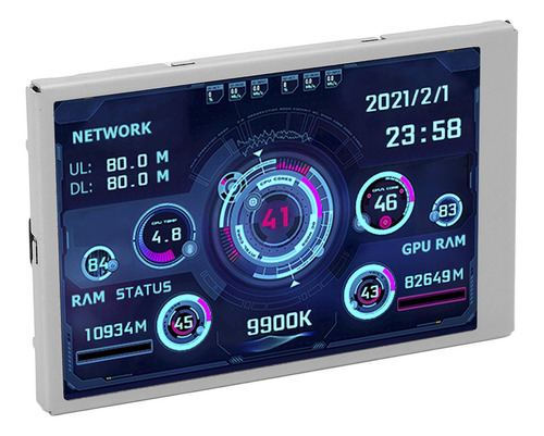 Imagen 10 de 10 de Pantalla Del Monitor De La Pantalla Mini 3.5in Usb Tipo C Ip