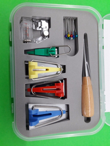 Imagen 4 de 9 de Kit Set Pie Prensatela P/ Fabricar Cinta Bies Janome Singer
