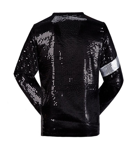 Fantasia Conjunto Jaqueta E Luva Brilhante Michael Jackson