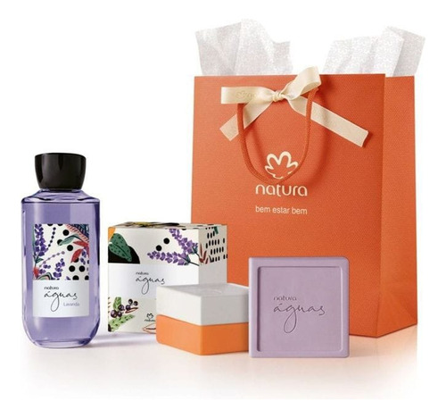 Presente Águas De Lavanda Natura / Colônia E Sabonetes