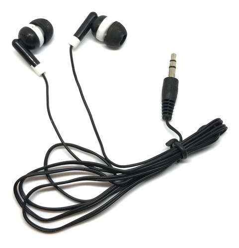 Set De 50 Auriculares Con Cable - Negros