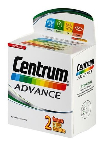 Centrum Advance 2 X 100 Tabletas - Unidad a $722