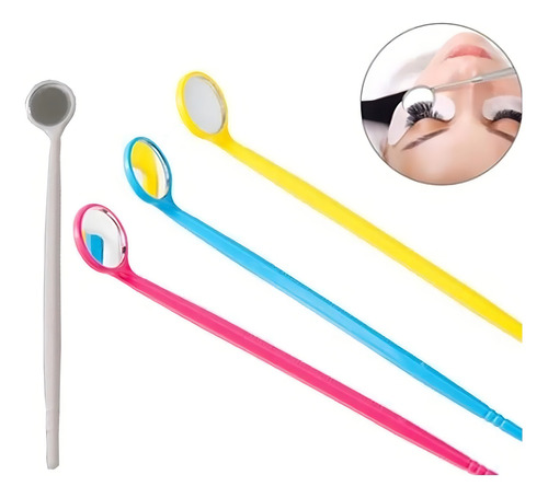 Kit de 10 espejos Precision Eyelash Extension Oferta de extensiones de pestañas en color azul