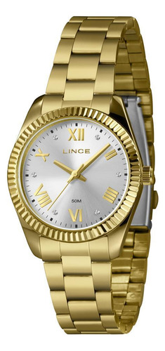 Relógio Lince Feminino Dourado - Ref: Lrgj170l36 S3kx