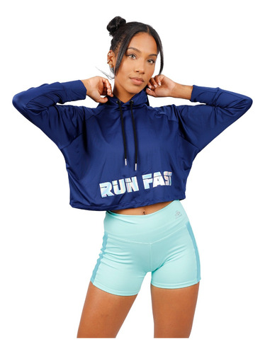 Polera Run Fast - Azulmarino / Mcc Fitness