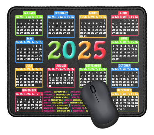 Mousepad Com Calendário 2025, 250x300x2mm