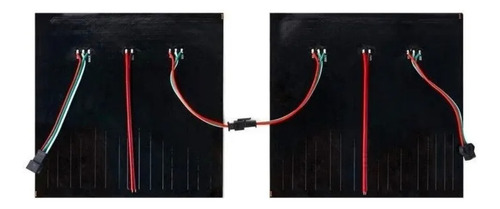 Matriz Panel 256 Leds Rgb Ws2812b 16x16 Ip30 Flexible Esp32