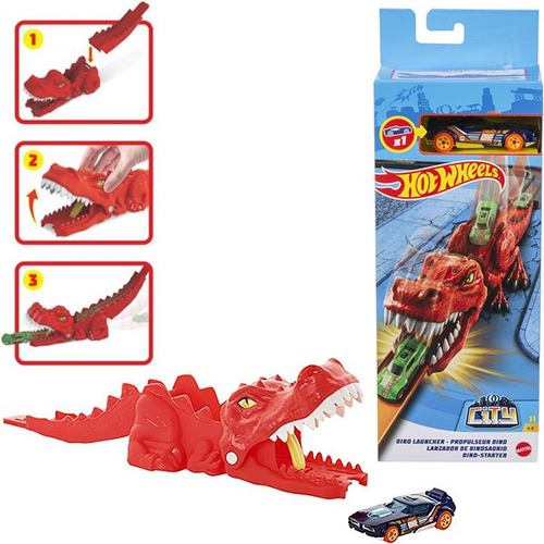 Lanzador Hot Wheels Nemesis  Dinosaurio 