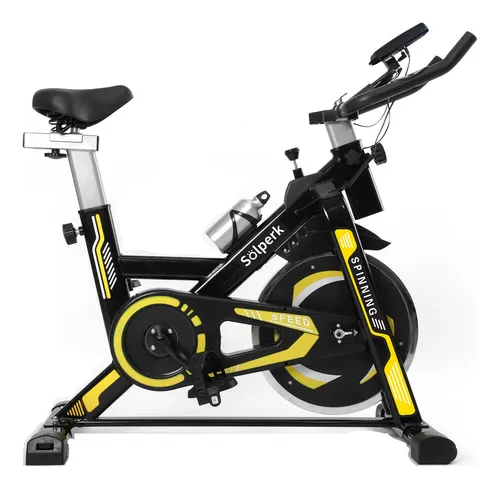Bicicleta Spinning Romantic Crown Preto Roda Inércia 10kg