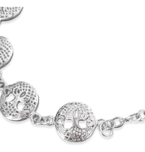 Imagen 4 de 4 de Pulsera Plata Italiana 925 Modelo Árbol De La Vida