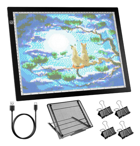 Painting Light Pad Kit With Metal Stand A4 Led Box Usb 4 Kp