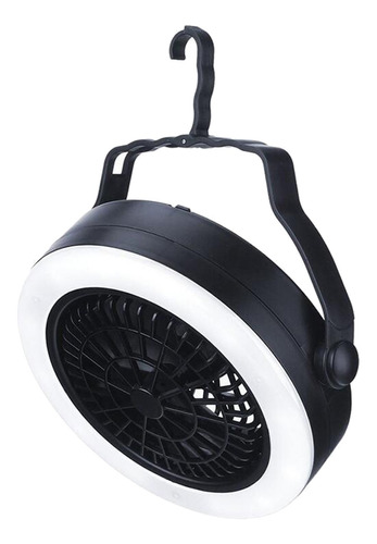 Ventilador Exterior Da Barraca Com Luz Camping Lanterna Rv V