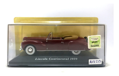 Nico Lincoln Continental 1939 Autos De Epoca (avv 215)