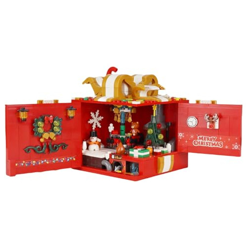 Christmas House Micro Building Blocks Set,690 Pieces Xm...