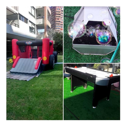Imagen 1 de 4 de Juego Inflable,cama Elástica,air Hockey Cabritas,burbujas.