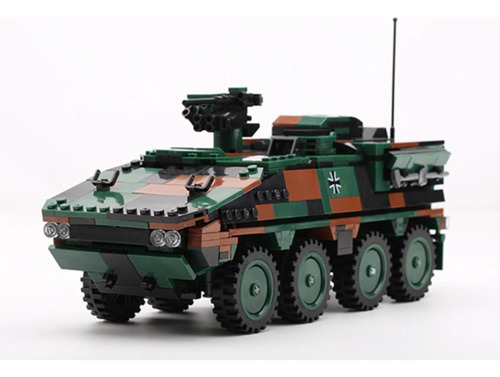  Blindado Tanque Apc Boxer Heer Alemán, Compatible Lego