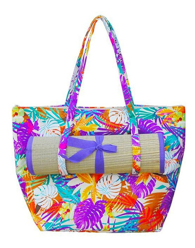 Bolso De Playa De Viaje Tipo Victoria Secret De Mano Mujer.