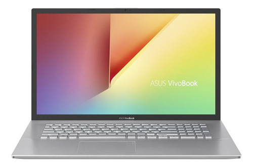Notebook Asus VivoBook M712DA plata 17.3", AMD Ryzen 3 3250U  8GB de RAM 256GB SSD, AMD Radeon Vega 3 60 Hz 1920x1080px Windows 10 Home