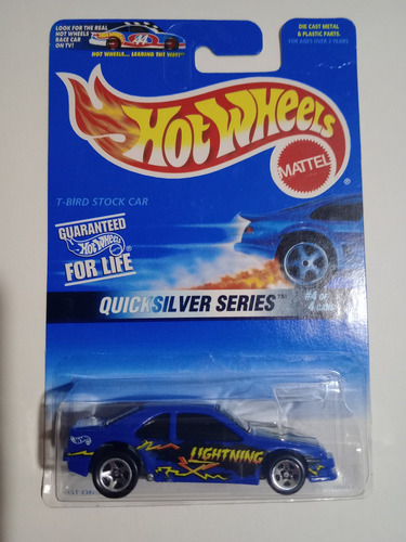 Hot Wheels T-bird Stock Car Quicksilver Series Azul