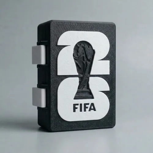 Porta Figurinhas Copa 2026 — Caixa Grande Preta