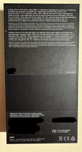 Apple iPhone 12 Pro Max (256 Gb) - Grafito (Usado)