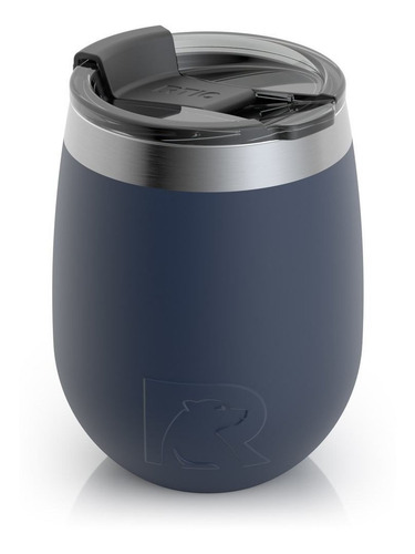 Vaso Rtic Para Vino, Navy Matte Con Tapa, 10oz Pc