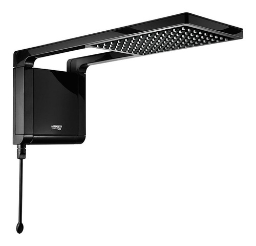 Chuveiro elétrico de parede Lorenzetti Acqua Ultra Storm preto 5500W 127V