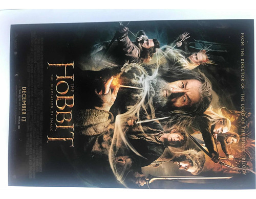 Mini Poster Hobbit Sr De Los Anillos Bilbo Baggins Original