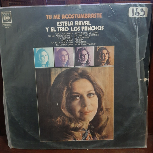 Vinilo Estela Raval Los Panchos Tu Me Acostumbraste Xxz M4