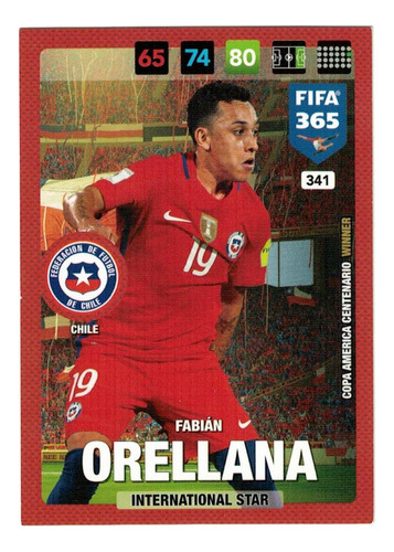 Carta Fabian Orellana - Internacional Star  Fifa 365  2017 