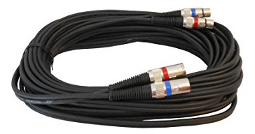 Cable De Audio Balanceado Xlr (50'x6/12mm) - Audio 2000s