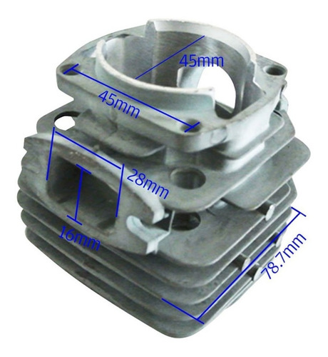 Imagen 4 de 4 de Cilindro Motosierras Chinas 52cc Lusqtoff-gama-toyama Etc