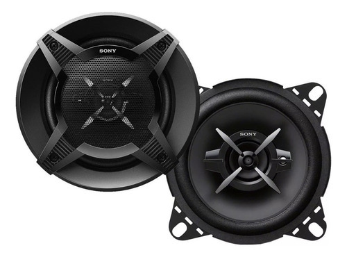 Par De Alto Falante Triaxial Sony Xplod 4'' Xs-fb1030 220w Cor Preto