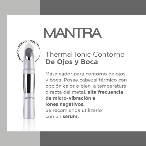 Imagen 3 de 10 de Micro Masajeador Con Vibracion Contorno Ojos Mantra Eye Pen