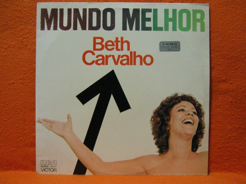 Beth Carvalho Mundo Melhor - Lp Disco De Vinil