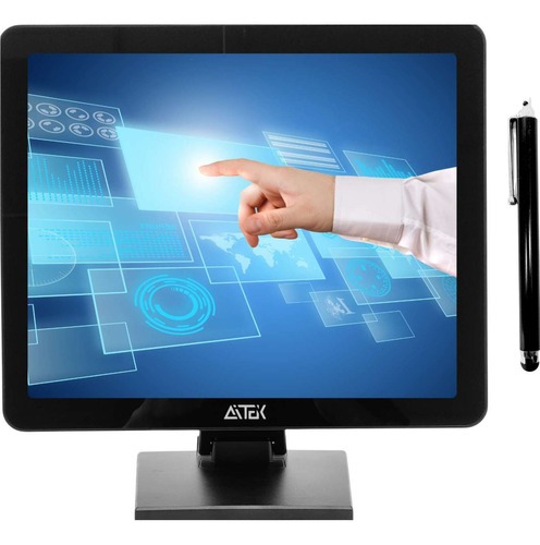 Monitor 17 Touch Screen Bivolt Aitek Vga/hdmi Usb Com Caneta
