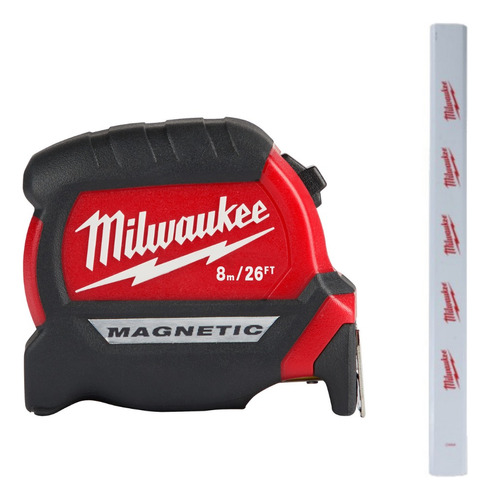 Huincha Medir Métrica Magnetica Milwaukee 8 Mt. 48-22-0326 