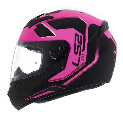 Casco negro con rosa hotsell