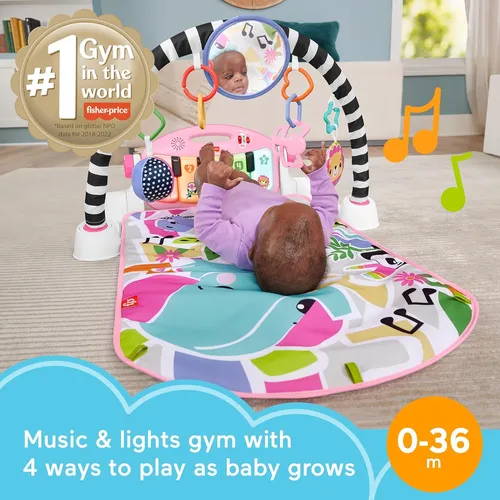 Manta De Juego Fisher-price, Piano Musical Para Bebés 0+ Mes