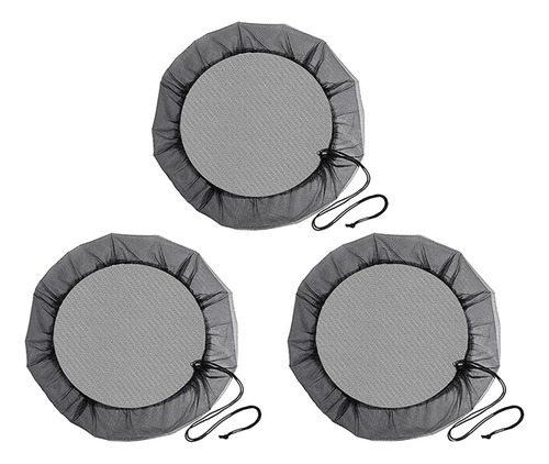 Cubierta De Malla De 3 Piezas For Barril De Lluvia, Cubo De