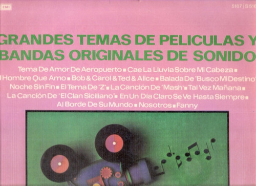 Grandes Temas De Peliculas / Vinilo United Artists Nacional