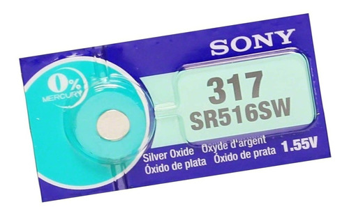 Pila Sony Original 1u 317 Sr516sw Ox Plata 1.55v