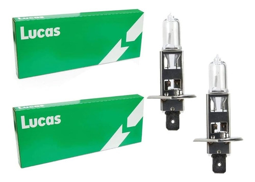 H1- 12volts 55w Halogena Long Life -lucas X10 Unid V Crespo