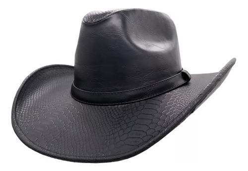 Sombrero Vaquero Texana California Piel Víbora Hombre Mujer