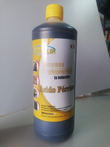 Acido Ferrico, Cloruro Ferrico 250ml / 500ml / 1 Lt