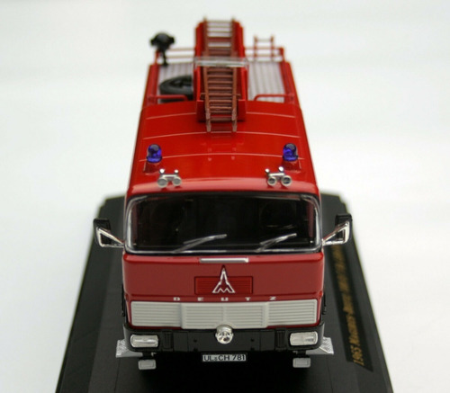 Carro Bombero Magirus Deutz 100 D 7fa Lf8-ts Escala 1/43