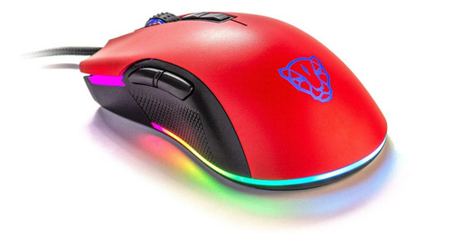 Mouse para jogo Motospeed  V70 vermelho e preto