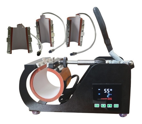Imagem 5 de 7 de 4em1 Prensa Termica Digital Caneca Copo Long Drink 220v